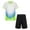 White, variant on vastwit Kids Boys Football Uniform Basketball Training Outfit Quick-Drying Short Sleeve Soccer Jersey White 3XS