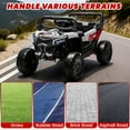 thumbnail image 6 of iRerts 12V Electric Ride on UTV, Powered Ride on Cars with Parent Remote Control, LED Lights, Music Player, Front Shock Absorbers, Ride on Toys for Kids Boys Girls Ages 3-4, Black, 6 of 8