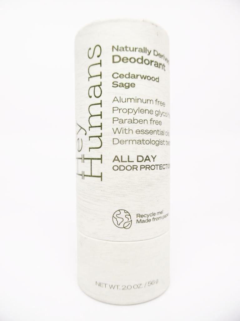 Hey Humans Naturally Derived Aluminum Free Deodorant Cedarwood Sage