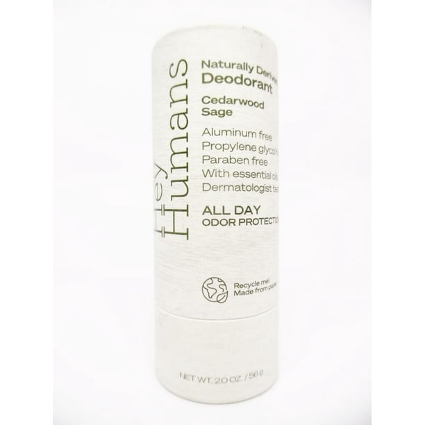 Hey Humans Naturally Derived Aluminum Free Deodorant Cedarwood Sage