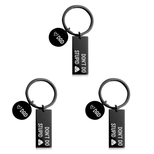 Yuarrent Llavero divertido llavero vacaciones familia llavero monedero colgante joyería decoración accesorio marido esposa regalos papá Type1 NO1