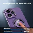 thumbnail image 3 of With stand Compatible with iPhone17/17pro/17pro Max/17AiR series magnetic privacy protection case, anti-peep screen magnetic suction two-in-one mobile phone case, full body metal bumper, 3 of 5
