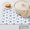 thumbnail image 5 of Placemat, Pioneer Flower Floral Print Pattern Place Mats Table Mat Set Of 2, PVC Washable Placemats for Party Kitchen Dining Decoration, 18x12 Inch, Fade Resistant, 5 of 6