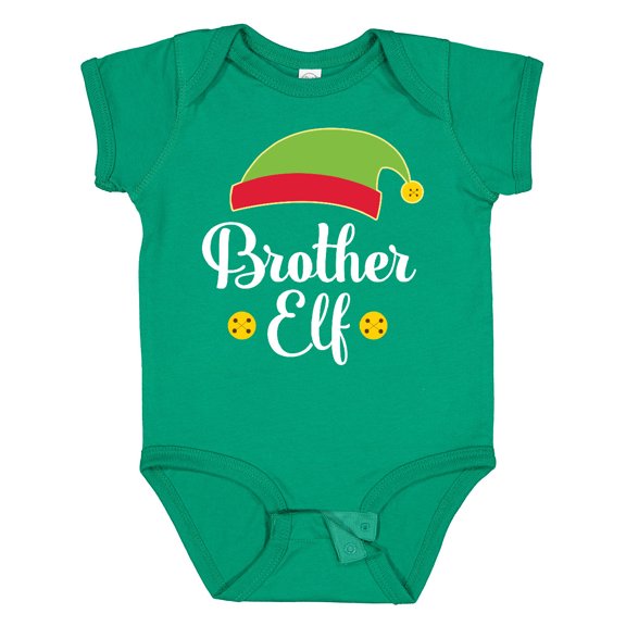 Inktastic Christmas Brother Elf Holiday Boys Baby Bodysuit