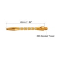 thumbnail image 2 of Uxcell 48mm Dart Shafts, 2BA Thread Aluminum Dart Stems - 6 Pack (Gold Tone), 2 of 5