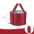 thumbnail image 2 of Collapsible Foot Basin Portable Foot Bath Tubs Soaking Feet Home Pedicure Foot, 2 of 3