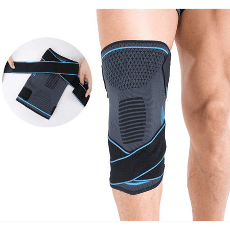 Knee Brace Breathable Sleeve Support Joint Injury Recovery Aid Arthritis Pain Relief Brace for Running, Hiking, Basketbal & Sports for Women Men (Best Knee Brace For Hiking)