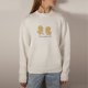 thumbnail image 4 of New Y2k Women Fashion Elegant O Neck Pullover Long Sleeve Cute Little Yellow Duck Pattern Print Knit Sweater Couple Casual Tops, 4 of 5