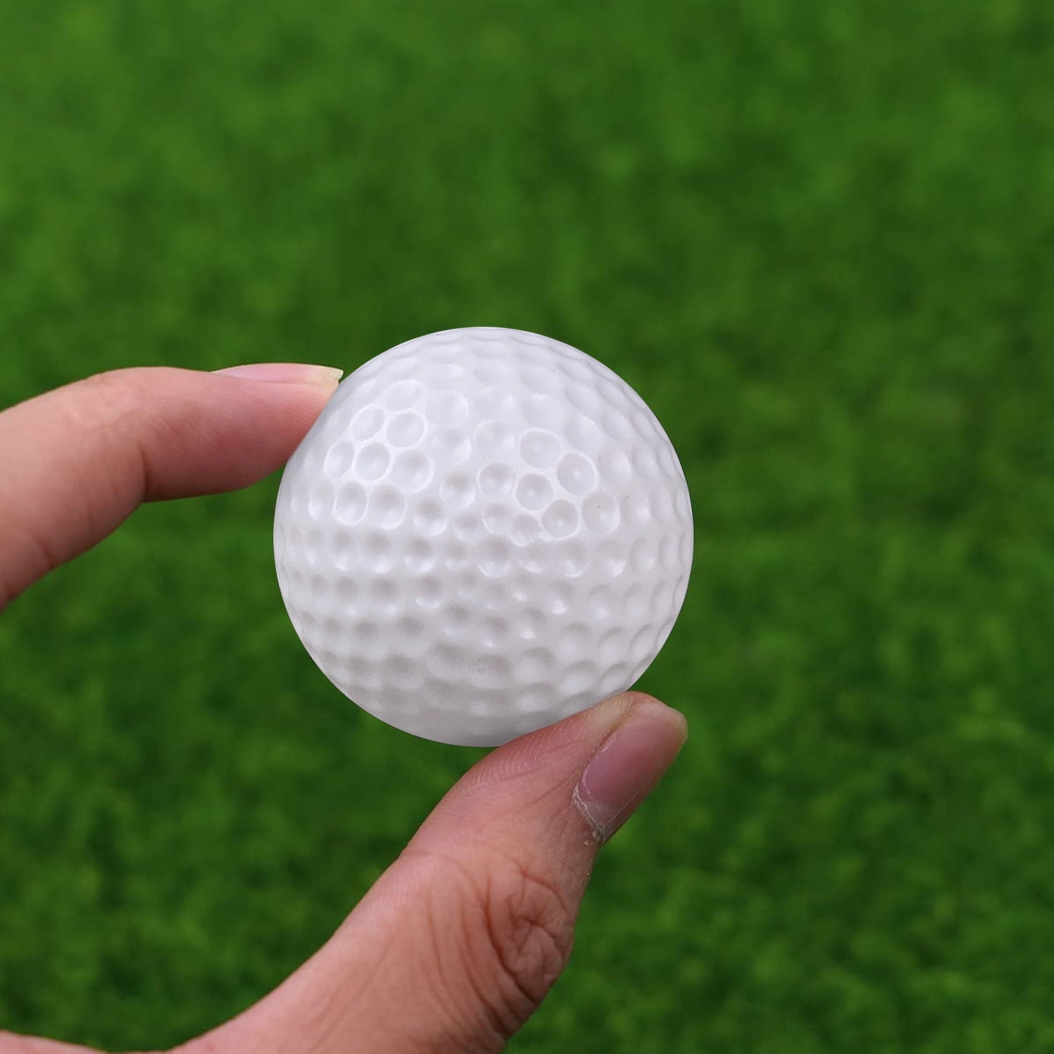 Plastic Golf Balls Practice, 100 Pack Hollow Plastic Golf Balls Indoor Outdoor Training, Golf Party Decorations