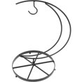 thumbnail image 1 of Stylish Space Saving Iron Fruit Storage Container with Hanging Rack for Bananas, Grapes – Kitchen & Dining Room Organizer for Indoor/Outdoor Use, 1 of 5