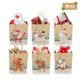 thumbnail image 2 of OurWarm 6pcs Christmas Gift Bags Kraft Paper Box with Handle Birthday Wedding Party Favors Gift Bags Packaging for Guests, 2 of 4
