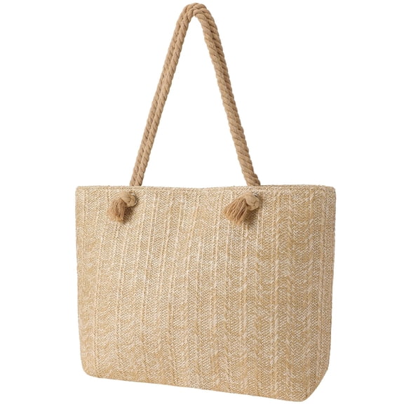 Straw Beach Bags for Women Large Beach Bag Summer Woven Tote Bag Travel Shoulder Handbags for Holiday