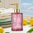 thumbnail image 6 of Weloille 3D Textured Liquid Dispenser Bottle 1 Piece, Leak-Proof Refillable Travel Size Container, BPA-Free Food-Grade Lotion Shampoo Bottle for Travel, Bathroom & Daily Use, 6 of 6