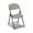 Grey, variant on AbilityOne 7105016976033 SKILCRAFT Folding Chair, Supports Up to 350 lb, Charcoal Seat/Back, Black Base