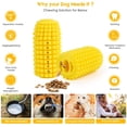 thumbnail image 3 of EIMELI Dog Toothbrush Chew Toys, Dog Toy Corn Molar Stick Bite-Resistant Toothbrush Dog Toy with Rope, Cleaning Puppy Dental Care Brushing Stick, 3 of 8