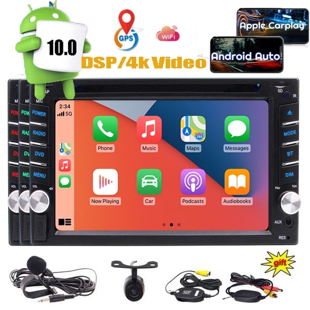 Double Din Android Car Stereo Head Unit Radio SatNav GPS USB FM AM Aux Player 
