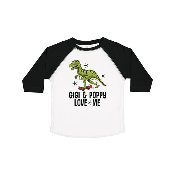 Inktastic Gigi and Poppy Love Me Dinosaur Boys Toddler T-Shirt