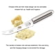thumbnail image 4 of Billuyoard Rebanador de queso Mantequilla de fruta de acero inoxidable Handel Comedor de 3 agujeros Restaurante Cocina Herramienta de corte para Cocina y Comedor Billuyoard HA063423-00B, 4 of 6