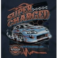 thumbnail image 2 of Cool Super Charged Racecar Speed Plus Size Crewneck Graphic Tee Shirt Brisco Brands 2X, 2 of 4
