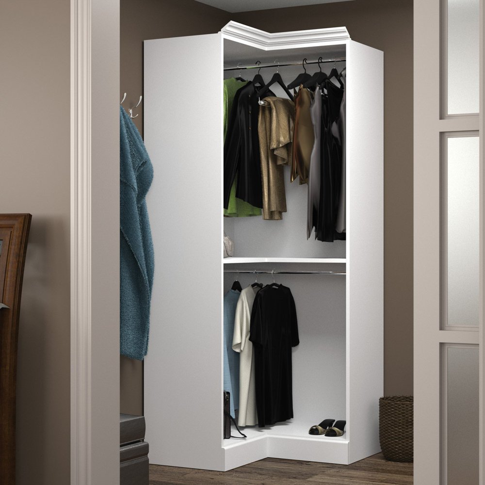 Versatile by Bestar 36'' Corner storage unit in White