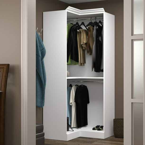 Versatile by Bestar 36'' Corner storage unit in White
