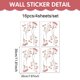 thumbnail image 4 of Adhesivos de pared autoadhesivos de PVC con estampado floral, acuarela, 20 x 30 cm, 4 of 4