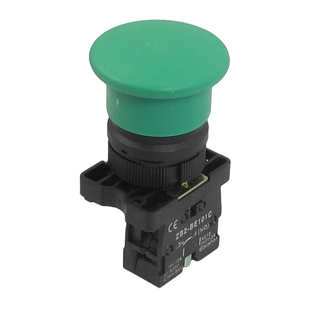 ZB2-EC31 NO Normally Open Sign Mushroom Momentary Push Button Switch ...