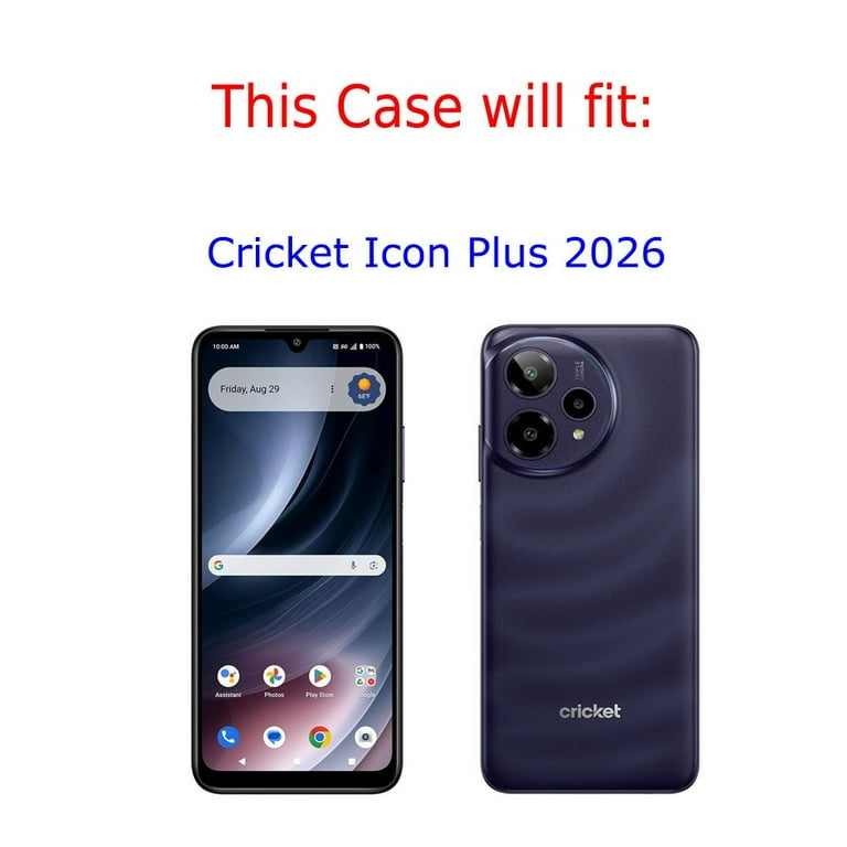 Phone Case for Cricket Icon Plus 2026, with Screen Protector, by OneToughShield - Summer Season Phone Case for Cricket Icon Plus 2026, with Screen Protector, by OneToughShield - Summer Season