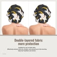 thumbnail image 2 of Yiaed Lilies Flowers Print Satin Bonnet Silk Bonnet Hair Bonnet for Sleeping Hair Bonnets, 2 of 6