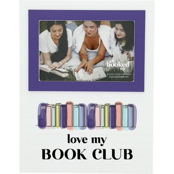 Pavilion Gift Company - Book Club - 7.75" x 10" Frame (Holds 6" x 4" Photo)