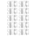 thumbnail image 4 of Prensatelas de rodillo de cuero con textura ligera de plástico, prensatelas de rodillo para la mayoría de máquinas de coser domésticas, 10 Uds., 4 of 5