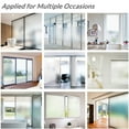 thumbnail image 6 of VELIMAX Privacy Frosted Window Film Non-Adhesive Frosted Window Cling Sticker Opaque Glass Tint for Bathroom Home Office(23.6 x 78.7 inches), 6 of 8