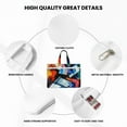 thumbnail image 5 of Kdxio Abstract Cubist Printer File Tote Document Bag Business Briefcase Bag Document Organizer Tote Briefcase for Letter A4 Files Business Teacher Office Bag, 5 of 8