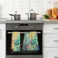 thumbnail image 4 of Yayeee 100% Cotton Hand Towels for Bathroom 16" x 28" Soft Absorbent Kitchen Towel, Colorful Plants, 4 of 7