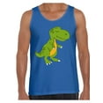thumbnail image 1 of Awkward Styles Dinosaur Tank Top for Men Tyrannosaurus Rex Tanks for Men Tyrannosaurus T Shirt Animal Shirts for Men Funny Tyrannosaurus Rex Gifts for Him Dinosaur Party Outfit Dinosaur Gifts for Men, 1 of 4