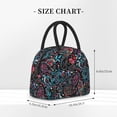 thumbnail image 2 of Yiaed Paisley Print Lunch Bag Adult Insulated Lunch Box, Leakproof Cooler Food Lunch Containers Reusable High Capacity Lunch Tote Bags-One Size, 2 of 6