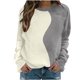 thumbnail image 2 of TaTaai Women's Printed Loose Long Sleeve Sweatshirt, Fashion Round Neck Casual Top, Lightweight Soft Style, Ideal for Dating Party Work Home Wear Gift, 2 of 5