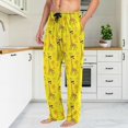 thumbnail image 4 of PISONIC Funny Pajama Pants for Men, Lounge Pants Super Soft Men Pajama Bottoms with Pockets Drawstring, Funny Giraffes, 4 of 6