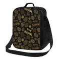 thumbnail image 1 of Disketp Gold Pinecone Merry Christmas Bolsa Térmica Estampada para Almuerzo, Lonchera para Hombres y Mujeres Adultos, 1 of 7