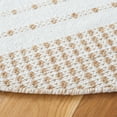 thumbnail image 5 of SAFAVIEH Montauk Nuala Abstract Dots Cotton Area Rug, Beige/Ivory, 6' x 6' Round, 5 of 5