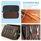 thumbnail image 3 of Bolsa de almacenamiento para tijeras de pelo doble, de poliuretano, para cortar el pelo, 3 of 5