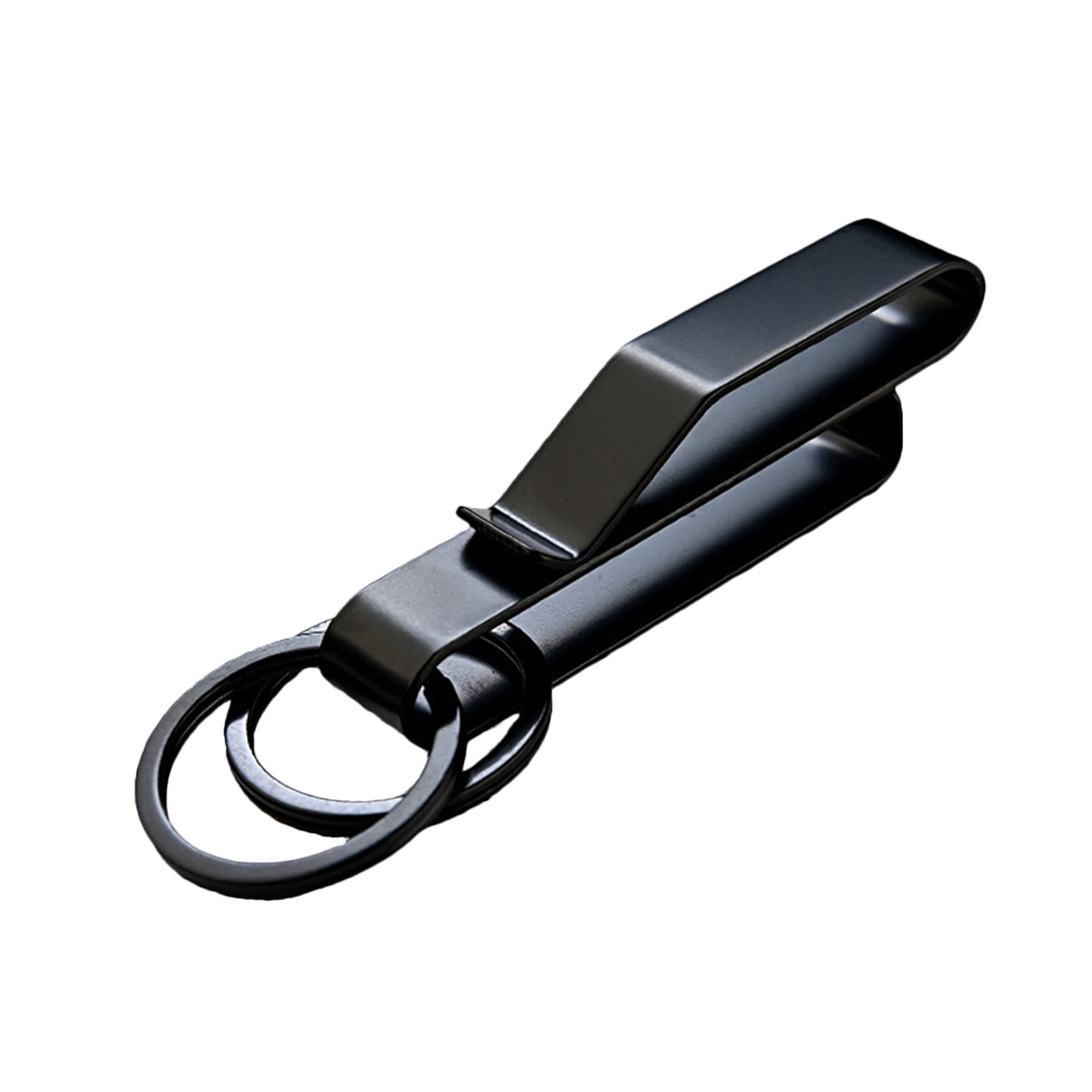 Pompotops Belt Key Clip Stainless Steel Belt Loop Key Ring Holder with
