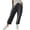 GY2, variant on KHONTS Women's Linen Pants with Cargo Pockets Straight Wide Leg Summer Pants Elastic High Waist Casual Trousers White XL
