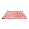 thumbnail image 2 of Ahgly Company Machine Washable Indoor Round Oriental Red Traditional Area Rugs, 5' Round, 2 of 4