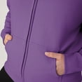 thumbnail image 3 of Hanes EcoSmart Women's Full-Zip Fleece Hoodie, 3 of 6