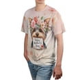 thumbnail image 4 of Happy Mother's Day Yorkshire Terrier with Flower Crown and Greeting Card All Over Print 3D Shirt Unisex Merch Yorkie Dog Lover Gifts - 13004, 4 of 6