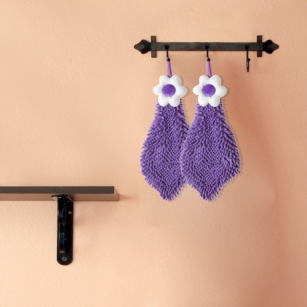 Toallero colgante de flores para pared, para baño, cocina, hogar, adultos y niños. Carrito de metal con ruedas, diseño plegable y ajustable, 2 niveles, gran capacidad, para dormitorio.