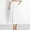 White, variant on WWV Skirts Women Elastic Waisted Pocket Pleated Skirt Dress Summer Solid Color Vintage Lady Loose Fit Beach Vacation Skirt Beige L