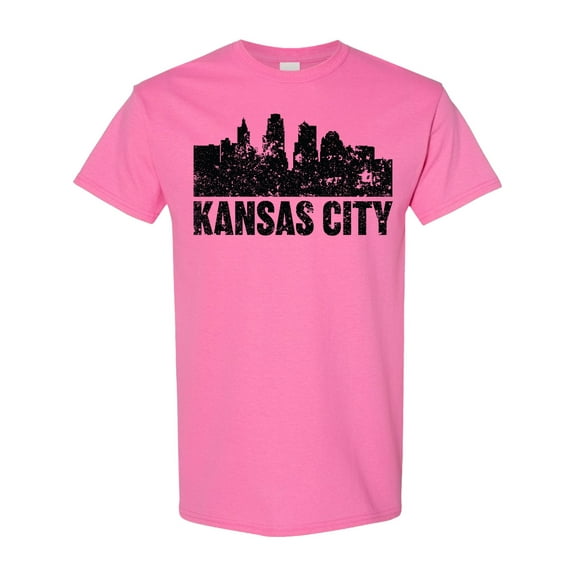 Inktastic Kansas City Skyline Grunge T-Shirt