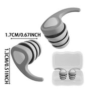 Swimming Earplugs for Noise Reduction Silicone Ear Plugs Comfortable Reusable Soft Ear for Adults Kids